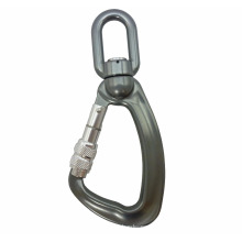 A304KSG Metal Aluminum Swivel Load Snap Screw Lock Hook